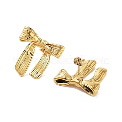 Ion Plating(IP) 304 Stainless Steel Stud Earrings&nbsp;EJEW-K281-02G