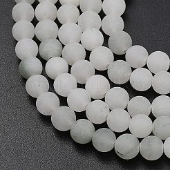 Natural Tianshan Cui Quartzite Beads Strands&nbsp;G-G305-A02-6mm