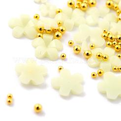 Flower Plastic Cabochons Nail&nbsp;MRMJ-I001-03F