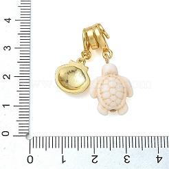 Brass Micro Pave Clear Cubic Zirconia Pendants&nbsp;KK-CBA74BF-13G-02