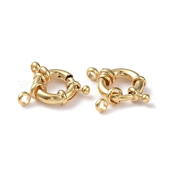 Eco-friendly Brass Spring Ring Clasps&nbsp;KK-D082-02G-E
