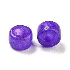 Natural White Jade Dyed Beads&nbsp;G-G003-A06-02