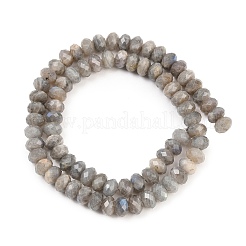 Natural Labradorite Beads Strands&nbsp;G-C259-A41-5x8mm