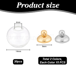 DIY Pendant Making&nbsp;DIY-PH0020-06-14mm