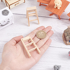 Wooden Mini Ladders&nbsp;DIY-WH0021-58