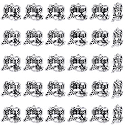 50Pcs Tibetan Style Alloy Pendants&nbsp;TIBEP-SC0003-42