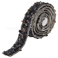 Resin Rhinestone Crystals Beaded Trim&nbsp;DIY-WH20050-05G