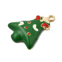 Christmas Alloy Enamel Pendants&nbsp;FIND-Z103-03G-04
