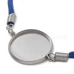 Faux Suede Double Cord Bracelet Making&nbsp;LS-STAS-M084-10P-03