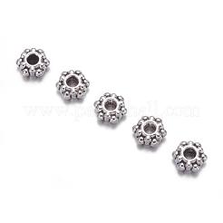 Tibetan Style Flower Spacer Beads&nbsp;X-AA0528