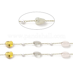 Ion Plating(IP) 316 Surgical Stainless Steel Paperclip Chains&nbsp;CHS-I019-13H
