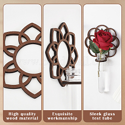 2 Sets 2 Styles Wall Hanging Terrarium Planter with Plastic Tube&nbsp;ODIS-GA0001-53C