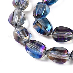 Electroplate Glass Beads Strands&nbsp;EGLA-T028-01Q