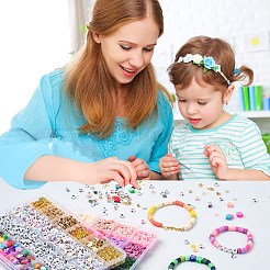 DIY Polymer Clay & CCB Plastic Beads Bracelets Making Kits&nbsp;DIY-YW0010-92