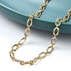 Brass Cable Chain Bracelets for Women Men&nbsp;BJEW-F494-05G
