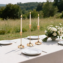 3Pcs 3 Styles Metal Candle Holder Sets&nbsp;DIY-WA0001-37EB
