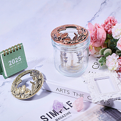2Pcs 2 Styles Zinc Alloy Cover&nbsp;FIND-GL0002-14