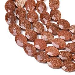 Synthetic Goldstone Beads Strands&nbsp;G-H349-A01-17