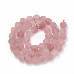 Cherry Quartz Glass Beads Strands&nbsp;G-T106-272