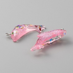 Transparent Resin Pendants&nbsp;DIY-TAC0020-25E