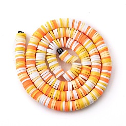 Handmade Polymer Clay Beads Strands&nbsp;CLAY-R089-6mm-T02B-09