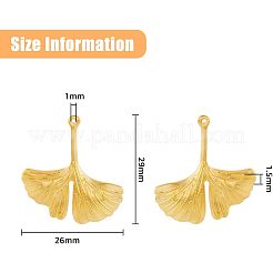 150Pcs 6 Colors Autumn Theme Brass Filigree Pendants&nbsp;KK-FH0002-51