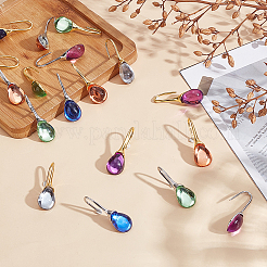 9Pairs 9 Colors Alloy Dangle Earrings&nbsp;EJEW-UN0002-62