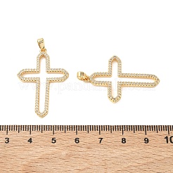 SHEGRACE Brass Micro Pave Cubic Zirconia Pendants&nbsp;XGRQ3D588-484G
