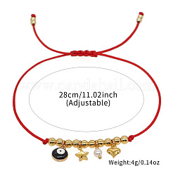 1Pc Brass & Enamel & Plastic Charm Bracelets&nbsp;JI9603-6