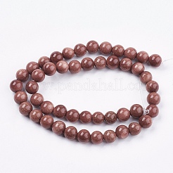 Synthetic Goldstone Bead Strands&nbsp;X-G-R193-04-8mm