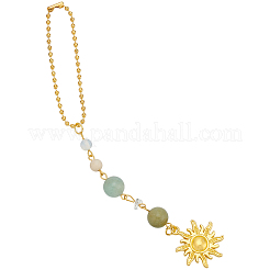 Sun Alloy Pendant Decorations&nbsp;HJEW-WH20003-56C