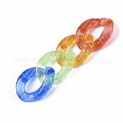 Transparent Acrylic Linking Rings&nbsp;OACR-S036-001A-L