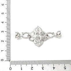 Brass Enamel Fold Over Clasps&nbsp;KK-U059-45P