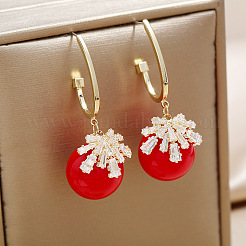 Elegant Round 925 Sterling Silver Stud Earrings&nbsp;XW7785