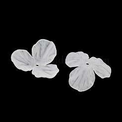 3-Petal Frosted Acrylic Bead Caps&nbsp;SACR-F016-01C