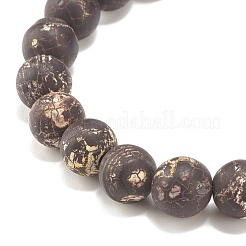 4Pcs 4 Size Natural Agate Round Beaded Stretch Bracelets Set&nbsp;BJEW-JB08196