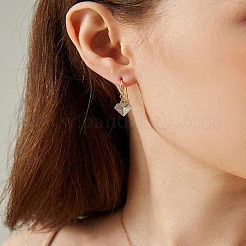 2Pcs Brass Micro Pave Cubic Zirconia Charms&nbsp;ZIRC-LP0001-56