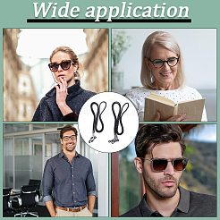 2Pcs 2 Styles Cowhide Neck Strap for Eyeglasses&nbsp;AJEW-CL0004-76B