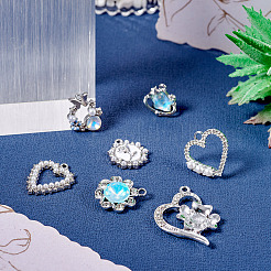 7Pcs 7 Styles Alloy Pendants&nbsp;FIND-TA0004-89
