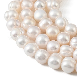 Natural Cultured Freshwater Pearl Beads Strands&nbsp;PEAR-L034-18D