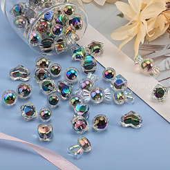 60Pcs 10 Styles Acrylic Beads&nbsp;MACR-CA0001-39