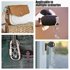 12Pcs 6 Styles 201 Stainless Steel Keychain&nbsp;KEYC-GO00017