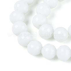 Opaque Solid Color Glass Bead Strands&nbsp;GLAA-R095-P10mm-01
