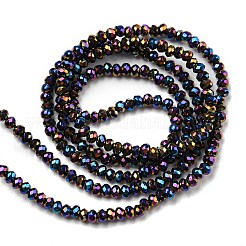 Electroplate Glass Beads Strands&nbsp;X-EGLA-F149-FP-10