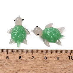 Handmade Lampwork Sea Turtle Sculpture Display Decorations&nbsp;LAMP-K043-06