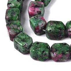 Natural Ruby in Zoisite Beads Strands&nbsp;G-Q608-10J
