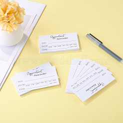 50Pcs Paper Appointment Reminder Cards&nbsp;AJEW-TADJ0001-22