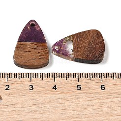 Resin & Wood Pendants&nbsp;WOOD-S061-02I