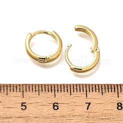 Rack Plating Ring Brass Hoop Earrings for Women&nbsp;EJEW-C125-09G