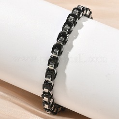 201 Stainless Steel Box Chain Necklaces & Chain Bracelets&nbsp;SJEW-G087-04P